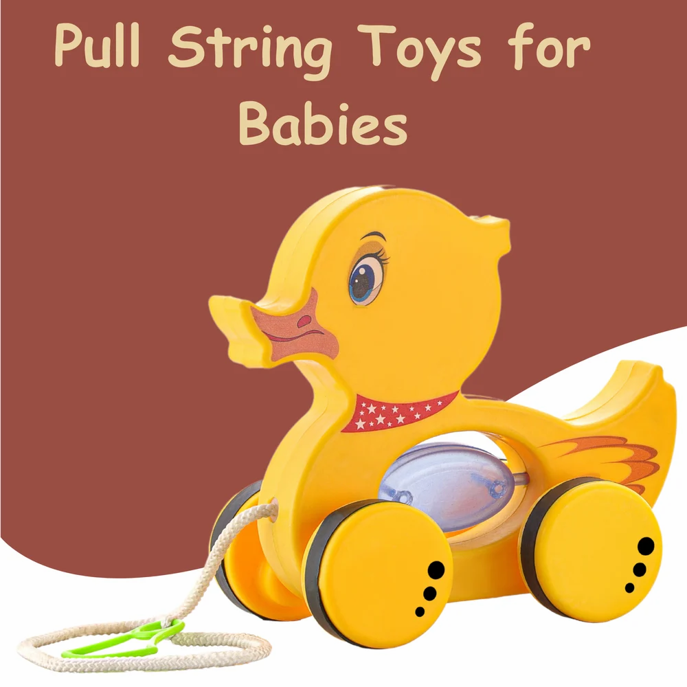 Kids Plastic Duck Pull Along Toy