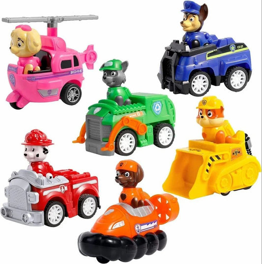 Plastic Paw Petrol Rescue Team Ride On Toy Set