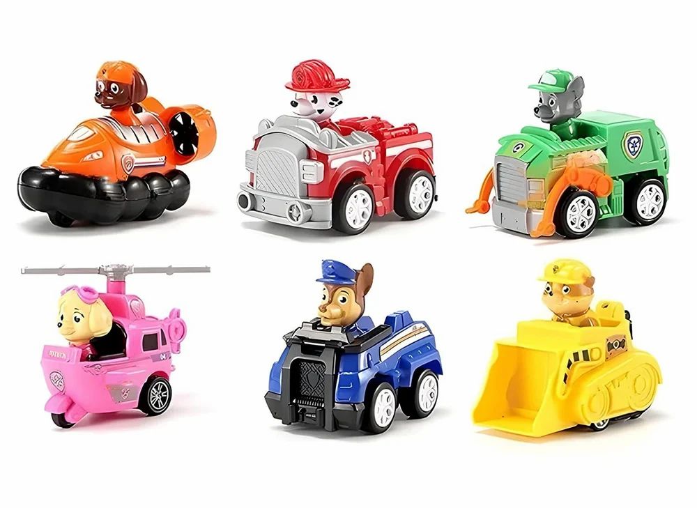 Plastic Paw Petrol Rescue Team Ride On Toy Set