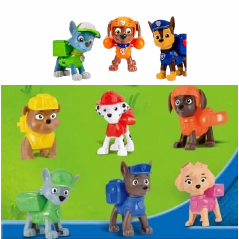 Multicolor Plastic Paw Patrol Toys Set, For School/Play School, Size: Small