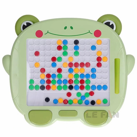 Green Plastic Toddlers Magnetic Drawing Board