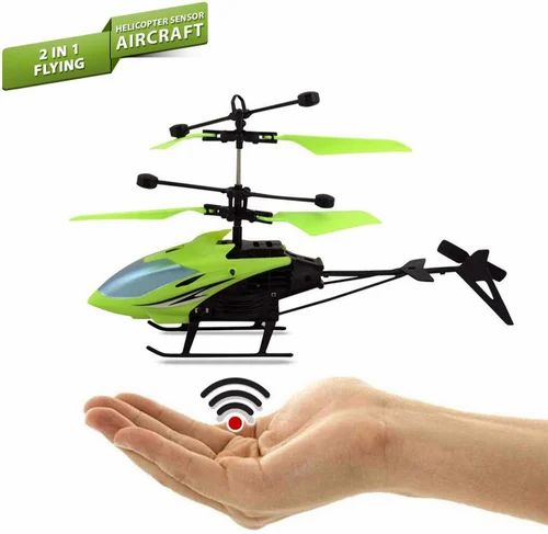 Helicopter with Radio Remote Control and Hand Sensor Charging Helicopter with 3D Light Toys