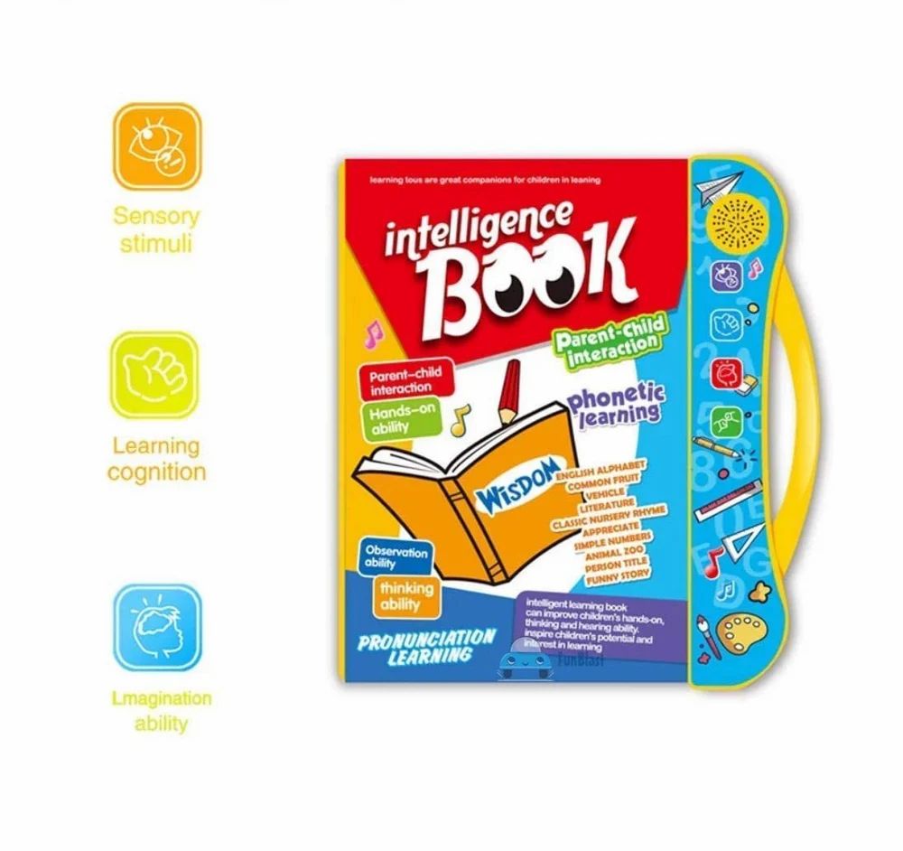 Nteractive Children Book -Musical English Educational Phonetic Learning Book Intelligence Book