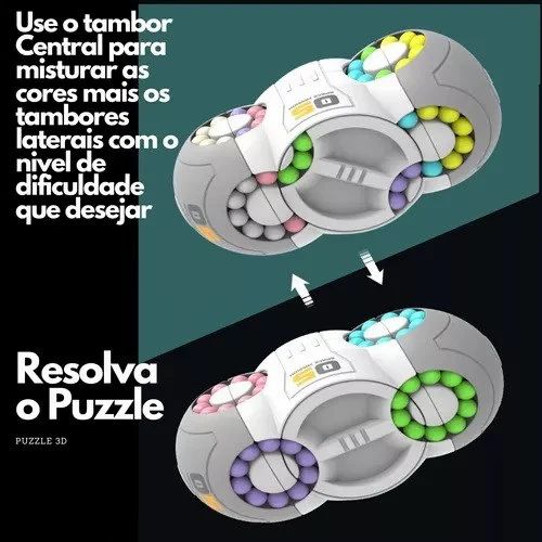 PVC Natural Magic Bean Puzzle Spinner Toy for Children