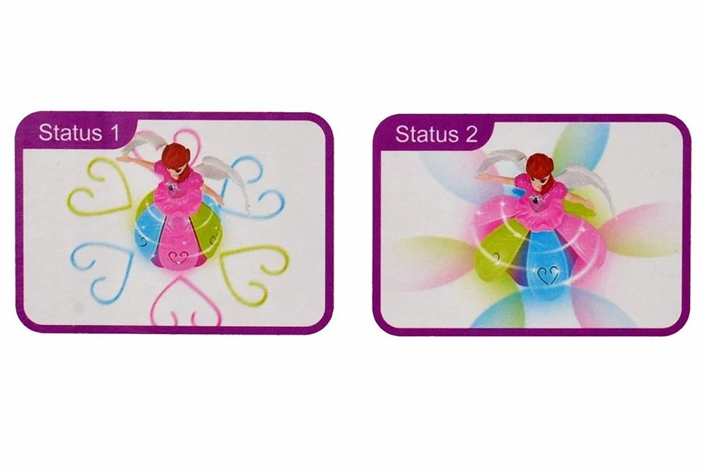 Plastic Dancing Angel Girl Baby Toy