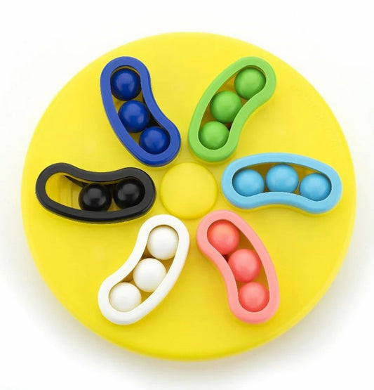 PVC Yellow (Base) Magic Spin Round Rotating Puzzle Game