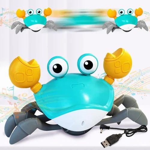 Rechargeable Crawling Crab Musical Toy For Kids