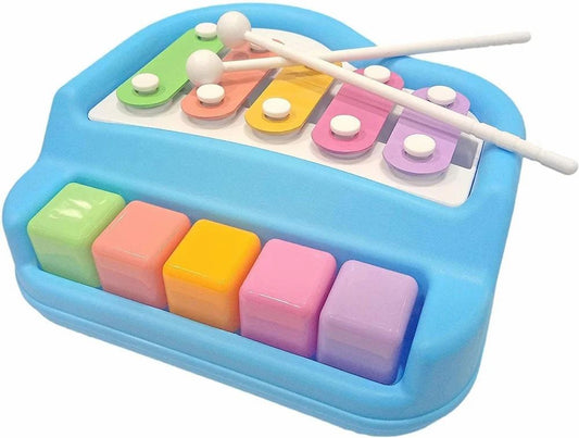 Plastic XYLOPHONE WITH PIANO (5 KEYS)